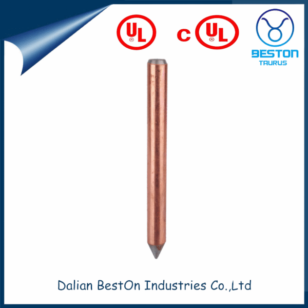 UL Certificate Copper Bonded Earth Rod Copper Clad Steel Ground Rod for Earthing System - Image 3
