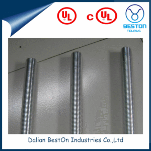 Dalian Beston China Hot Sale Stainless Steel 304 316 M6 to M36 Threaded Rod Manufacturers ISO/DIN 975/GB/BS ASTM Standard Full Threaded Rod Hardware Anchor Bolt