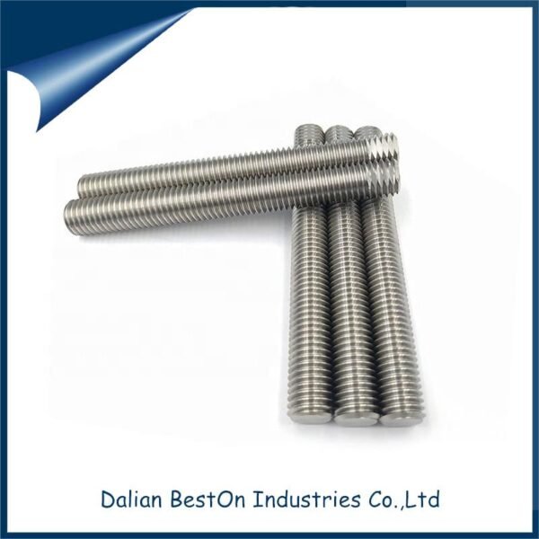 Dalian Beston 1000mm-3000mm Length Metal Rod Threaded Tube Rods DIN975 Thread Full 4.8 5mm 8mm G. I HDG M16 PVC Hex Head 25 China Threaded Stud Manufacturers