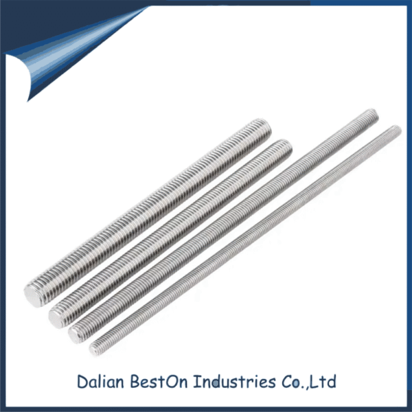 Dalian Beston China 1 1/4" Thread Size Zinc Plated Threaded Rod Factory ASTM BS Standard Galvanized Full Thread Round Bar Wholesale Grade 4.8 All Threaded Rod