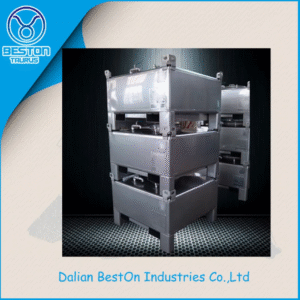 Dalian Beston 304 Stainless Steel IBC Tank Container Manufacturers China Storage IBC Container Steel Caged IBC Tank for Bulk or Chemical Liquid Transportation