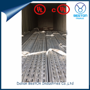 High Quality 1.5mm-3.75mm Thickness Strut Slotted Steel U Channel for Engineering and Construction with CE