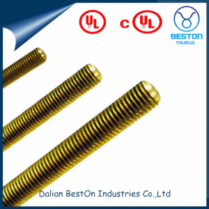 Dalian Beston China M20 M22 Thread Size Threaded Rod Manufacturer Wholesale Custom High Quality GB/BS ASTM Standard Zinc Nickel Plated Steel Hollow Threaded Rod