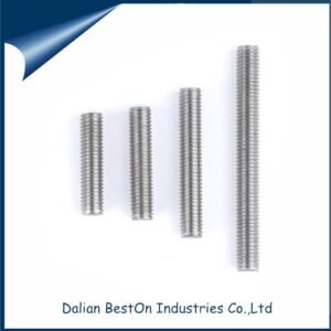 Carbon Steel Zinc Plated Threaded Rod (DIN975, M3.5-M22) , Grade 4.8, Brass Optional