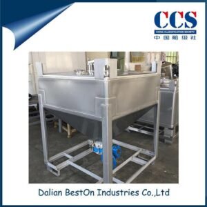 Dalian Beston 100mm Fork Opening IBC Tank 1005L China Un/ISO9001/Tqm/ISO14001/ISO18001 Certificate Holding Tank Supplier High-Quality Stainless Steel IBC