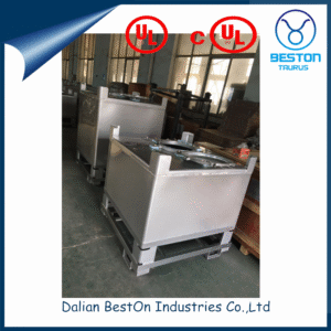 Dalian Beston China Black or Accept Custom Color IBC Tank Suppliers 3-7mm Wall Thickness Holding Tank OEM Customized IBC Tank Container